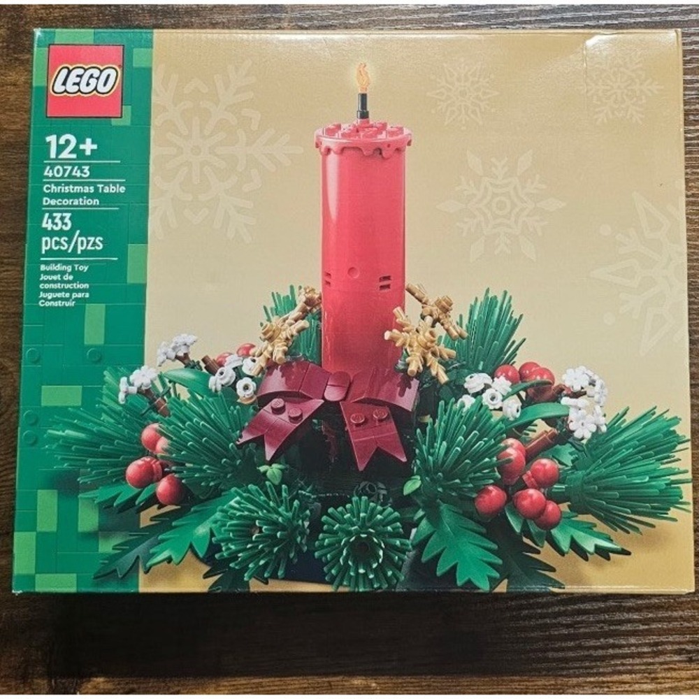 LEGO 40743 Christmas Table Decoration Candle Wreath 433 pcs New